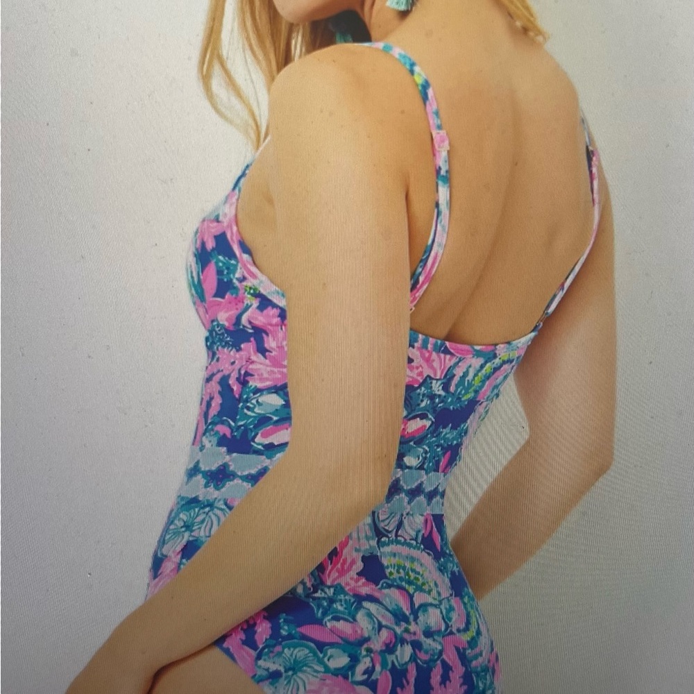 Lily Pulitzer Palma, one piece swimsuit, new with tags, size 10 - Picture 2 of 8